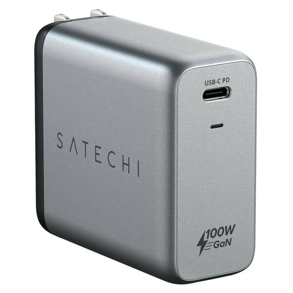 Satechi Usb C Pd Wall Charger 100w, Space Gray ST-UC100WSM